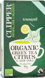 grönt te med citrus